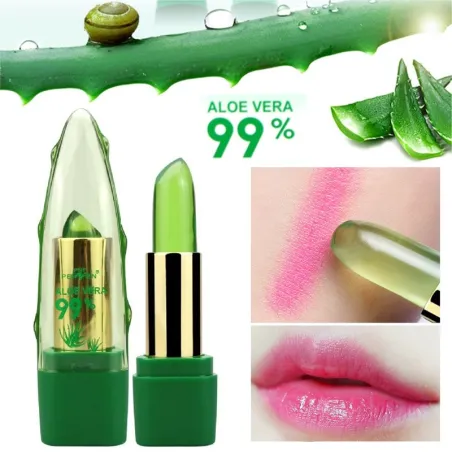 Lápiz labialLápiz labial Jelly - brillo de labios - 99% aloe vera - cambio de color de temperatura