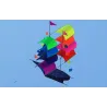 Sailing kite - 3D sailboat - with handle / lineKites