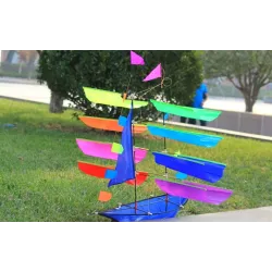 Sailing kite - 3D sailboat - with handle / lineKites