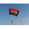 CometaCometa arcoíris de playa - con asa / de una sola línea
