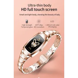 H8 Pro Smart Watch - full touch - heart rate - blood pressure - fitness tracker - waterproofWatches