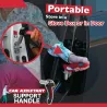 Accesorios de interiorManija de soporte de coche - manija de puerta de seguridad multifunción - martillo - rompe lunas - con LED
