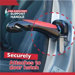 Accesorios de interiorManija de soporte de coche - manija de puerta de seguridad multifunción - martillo - rompe lunas - con LED