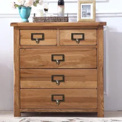 MueblesTiradores para muebles - marco de etiquetas - cajón - armario - latón envejecido - 6 piezas