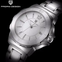RelojesDISEÑO PAGANI - reloj de lujo para mujer - diamantes - brazalete de cerámica - resistente al agua