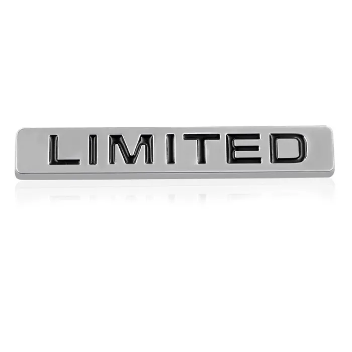 PegatinasLIMITED - emblema de metal - placa - pegatina de coche