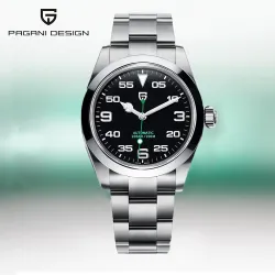 RelojesPAGANI DESIGN - reloj mecánico / automático para hombre - cristal de zafiro - resistente al agua - acero inoxidable