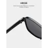 Trendy vintage sunglasses - oversized - pilot style - UV400Sunglasses