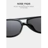 Trendy vintage sunglasses - oversized - pilot style - UV400Sunglasses