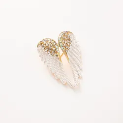 BrochesBroche alas de ángel de cristal
