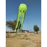 Sports beach kite - inflatable - foldable - striped octopus - 8MKites