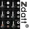 H1Luces LED Zdatt - H1 H4 H7 H8 H9 H11 HB3 9005 9006 - bombillas de coche - 12000LM 100W 6000K 12V