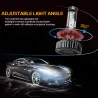 H1Luces LED Zdatt - H1 H4 H7 H8 H9 H11 HB3 9005 9006 - bombillas de coche - 12000LM 100W 6000K 12V