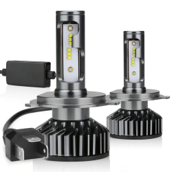 H1Luces LED Zdatt - H1 H4 H7 H8 H9 H11 HB3 9005 9006 - bombillas de coche - 12000LM 100W 6000K 12V