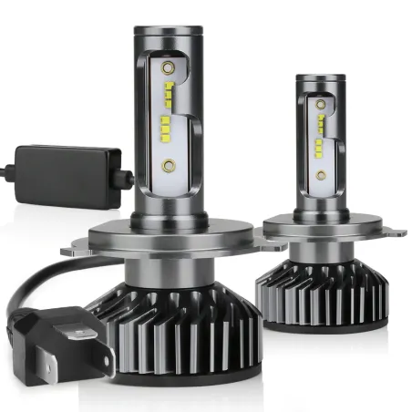 H1Luces LED Zdatt - H1 H4 H7 H8 H9 H11 HB3 9005 9006 - bombillas de coche - 12000LM 100W 6000K 12V