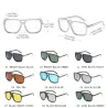 Classic polarized sunglasses - oversized - driving shades - UV400 - unisexSunglasses