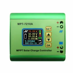 SolarMPT-7210A - aleación de aluminio - controlador de carga de panel solar MPPT / pantalla LCD