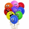 GlobosBig Eyes - globos sonrientes - 12 pulgadas - 10 piezas