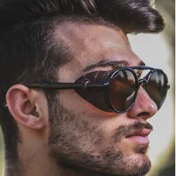 Gafas de solGafas de sol estilo punk - con tapa lateral - UV400