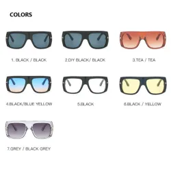 Big square sunglasses - retro / punk styleSunglasses