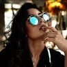 Gafas de solGafas de sol redondas Steampunk - montura de metal - unisex