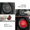 PegatinasBotón de arranque/parada de motor de coche-anillo-pegatina-para Subaru BRZ Impreza XV Forester Outback Legacy