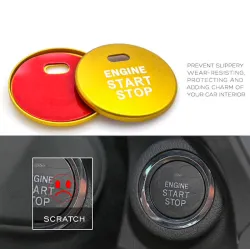 PegatinasBotón de arranque/parada de motor de coche-anillo-pegatina-para Subaru BRZ Impreza XV Forester Outback Legacy