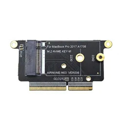 Reparar y UpgradeA1708 - SSD - Tarjeta adaptadora NVMe PCI Express PCIE a NGFF M2 SSD - M.2 para Macbook Pro Retina 13"