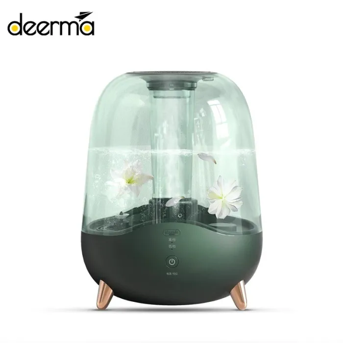 DEERMA - ultrasonic air humidifier - diffuser - aromatherapy - transparent - with water filtration - 5 LHumidifiers