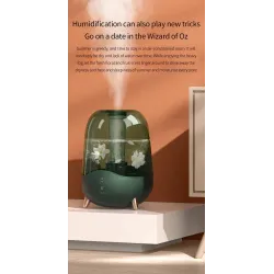 DEERMA - ultrasonic air humidifier - diffuser - aromatherapy - transparent - with water filtration - 5 LHumidifiers