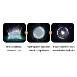 DEERMA - ultrasonic air humidifier - diffuser - aromatherapy - transparent - with water filtration - 5 LHumidifiers