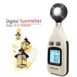 MediciónIluminómetro - medidor de luz digital - fotómetro - 200.000 Lux / Fc
