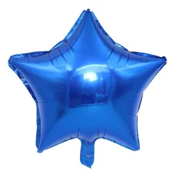 GlobosGlobos de aluminio - inflables de helio - forma de estrella - 45 cm