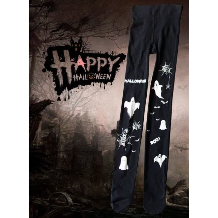 Halloween tights - little devils / ghost printedLingerie