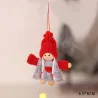 NavidadÁngeles de Navidad de peluche de seda - muñecas - adornos colgantes