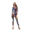 DisfracesDisfraz de Halloween - body de cuerpo completo - estampado de terror