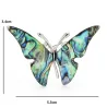 Natural shell butterfly broochBrooches