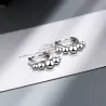 Silver / gold plating round drop earringsEarrings