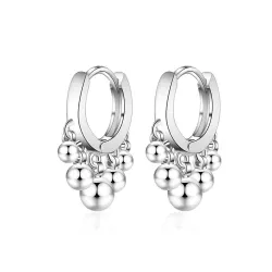 Silver / gold plating round drop earringsEarrings
