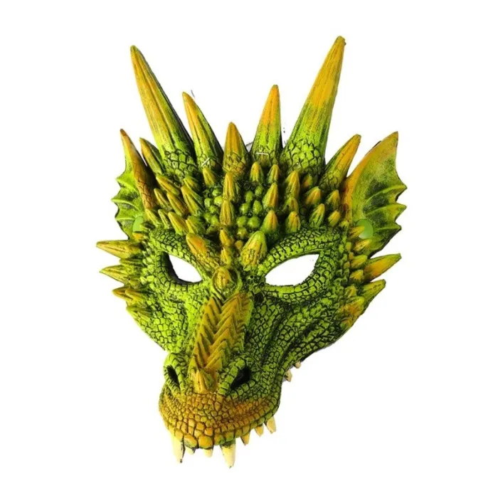 MáscaraMáscara de Halloween - cara de dragón 3D