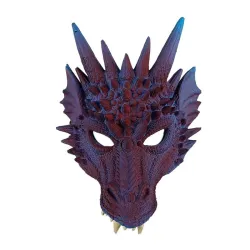 MáscaraMáscara de Halloween - cara de dragón 3D