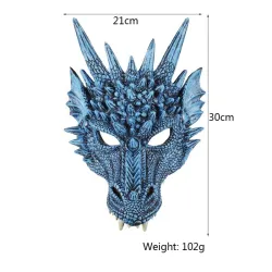 MáscaraMáscara de Halloween - cara de dragón 3D