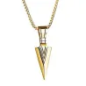 CollaresColgante de punta de flecha - collar estilo hip-hop
