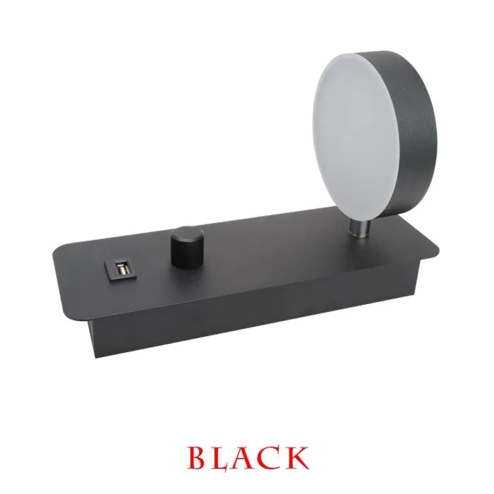 ApliquesAplique LED - regulable - cabeza giratoria - carga USB - 9W
