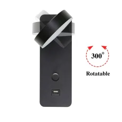 LED wall lamp - dimmable - rotatable head - USB charging - 9WWall lights