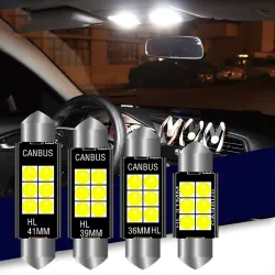 LED3030 FESTOON - C5W - CANBUS - Bombilla LED - 31mm - 36mm - 39mm - 41mm - resistente al agua