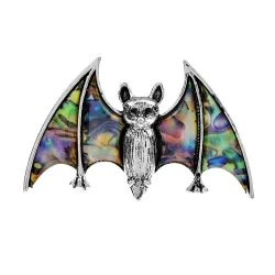BrochesMurciélago de cristal de colores - broche
