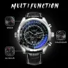 RelojesJARAGAR - reloj mecánico automático - 3 subesferas - acero inoxidable