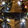 LEDFaro LED para motocicleta - 3000LM CREE Chip U5 - 3 modos - faro antiniebla - resistente al agua - 2 piezas
