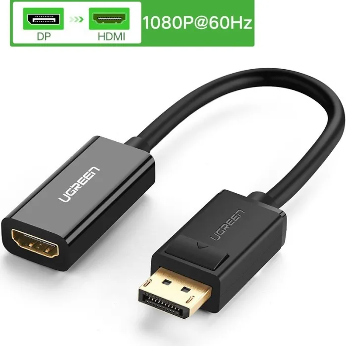 CablesUGREEN - Adaptador DP a HDMI - Cable 4K - 1080P